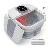 $230 MaxKare Collapsible Foot Spa Bath Massager wi