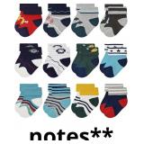 ZERULETS 12 Pairs Baby Socks 0-6 Months Newborn So