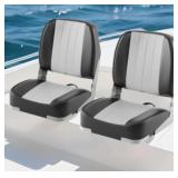 $185 2-Pack Boat Seats Folding Low Back Boat Chair