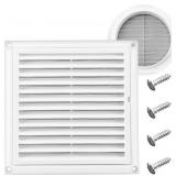 Funmit 6' Louvered Vent Cover Stops Birds Nesting