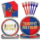 96Pcs Medieval Fantasy Birthday Party Decorations