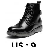 Bruno Marc Men's Motorcycle Combat Dress Boots Cas