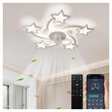 $134 JAYMP 27.6 Inch Modern Stars Ceiling Light wi