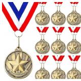 Quelay 20 Pcs 2' Awards Medals with Neck Ribbons W