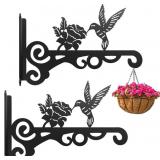 2-Pack Aesthetic Wall Plant Hanger Indoor and Outd