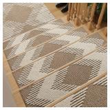 $133 4PC Stair-Treads Non Slip, 3D Peel and Stick