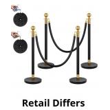 $353 VIVOHOME Stainless Steel Stanchion Post Queue