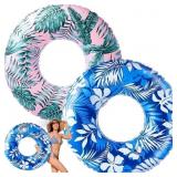 Silipull 2 Pcs Large Adult Float Tube 47.24 Inches