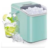$108 Sweetcrispy Countertop Ice Maker with Handle,