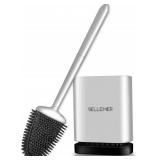 Sellemer Toilet Brush and Holder Set - Flexible To