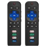 (Pack of 2) Replacement Remote Control for Roku TV