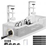 Under Desk Cable Management Tray White, Cinati Cab