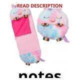 Happy Nappers: Pillow & Sleepy Sack: Medium - Rain