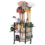 T1 Garden Tool Organizer With Lockable Wheels Heav