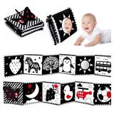 Black and White High Contrast Baby Toys 0-6 6-12 M