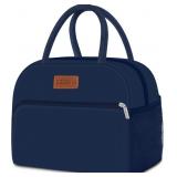 Coobiiya Lunch Bag for Men and Women - Navy Blue,