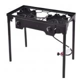 $130 Costway Double Burner Gas Propane Cooker Outd