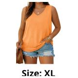 Beautife Womens Plus Size Tank Tops Summer Sleevel
