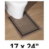chakme Bathroom Rugs Mat U-Shaped 24x17, Ultra Thi