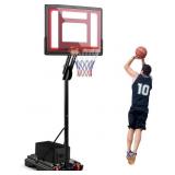 $170 Goplus Portable Basketball Hoop Outdoor, 3.5F