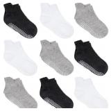 Baby Non Slip Grip Ankle Socks with Non Skid Soles