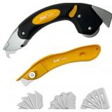 XW Heavy Duty & Lightweight Carpet Knife Set, 2-Pa