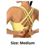 High Impact Sports Bra for Women - Criss-Cross Bac
