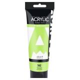 AUREUO Yellow Green Acrylic Paint, 4 Fl Oz / 120ml
