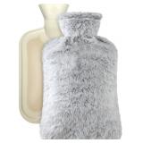 Large Hot Water Bottle with Cover, 2 Litre, Premiu