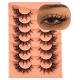 False Eyelashes Wispy Lashes Natural Look Fake Eye