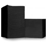 Pinnacle Supply 500 Pack Black 3-Ply Paper Cocktai