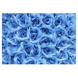 Hotop 40 Pcs Rose Artificial Flowers Bulk with Lon