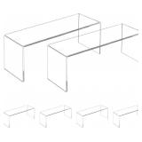 Aminigram 4 Pack Large Acrylic Risers Display Stan