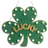 Lighted Holiday Wall Hanging Decor, St. Patrick s