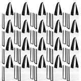Paterr 20 Pack Plastic Clear Tote Bags 10 x 10 x 4