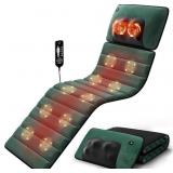 $130 Full Body Massage Mat with Heat, Detachable M