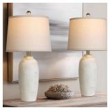 $112 Jar Table Lamps Set of 2, 25' Ceramic Bedside