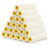 Leumoi 24 Pack 4 Inch Mohair Mini Paint Roller Cov