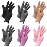Beieverluck 6 Pairs Arthritis Compression Gloves N