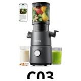 $745 Canoly Cold Press Juicer, 4.5' Wide Feed Chut