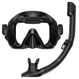Snorkel Set Adults Snorkeling Gear Anti-Leak and A