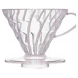 Hario V60 Plastic Coffee Dripper, 02, Clear