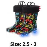 Toddler Rain Boots with Removable Sock Liner