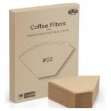 Coffee Filter, Unbleached Premium Coffee Filters,D