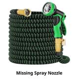 Expandable Garden Hose 100FT, 10-Function Spray No
