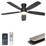 Ohniyou 52' Ceiling Fan with Lights: Smart Fan wit