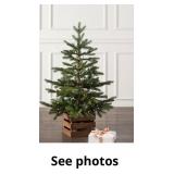 3 Pack 15' Fake Mini Trees Decor