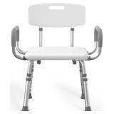 HOMLAND Shower Chair for Inside Shower with Arms a