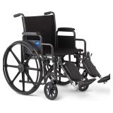 $348 Medline K1 Guardian Wheelchair, 18' Wide, Nyl
