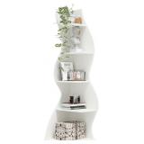 $160 Tribesigns Corner Shelf, Modern 5-Tier Wall C